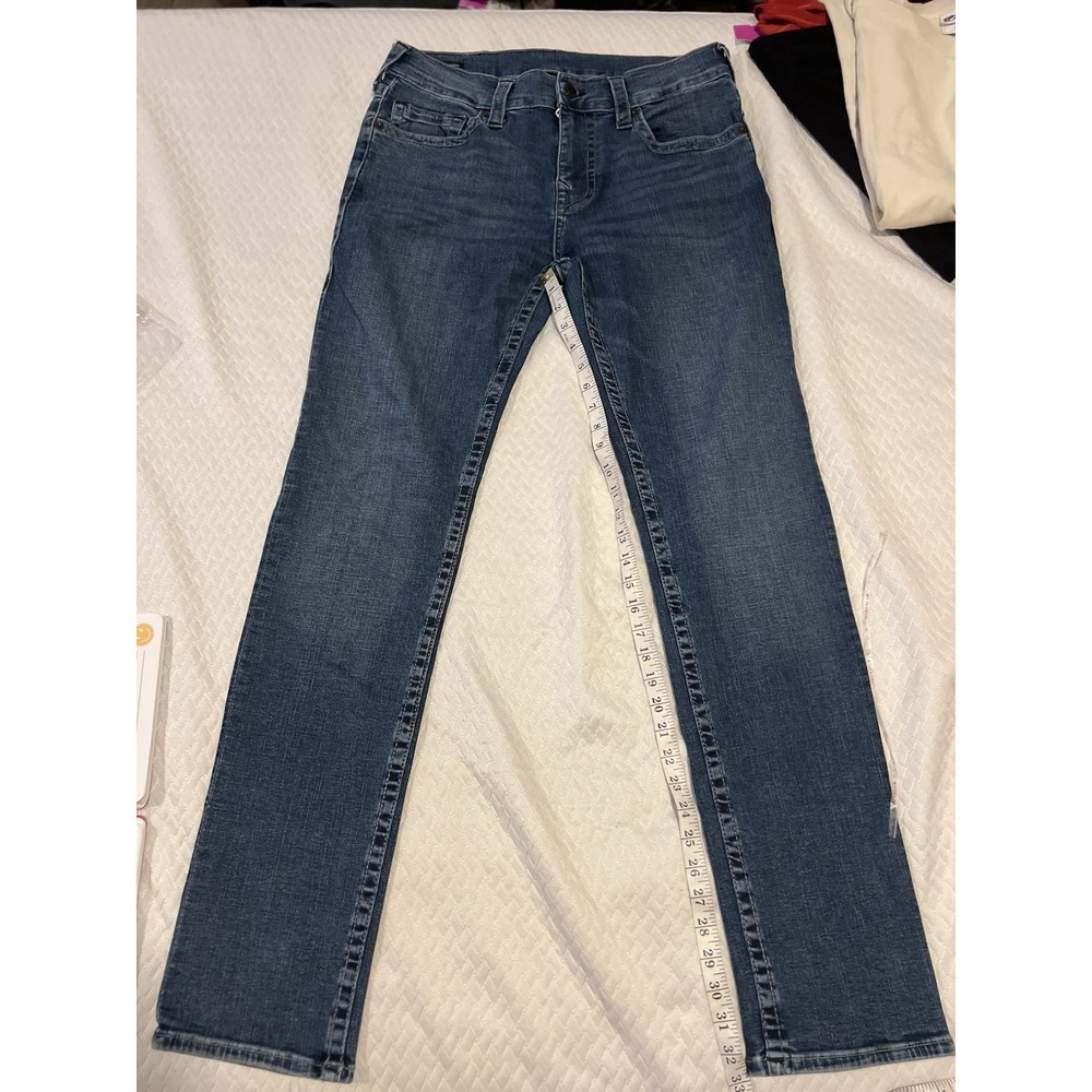 True Religion Men's Blue Jeans Rocco Size 33
